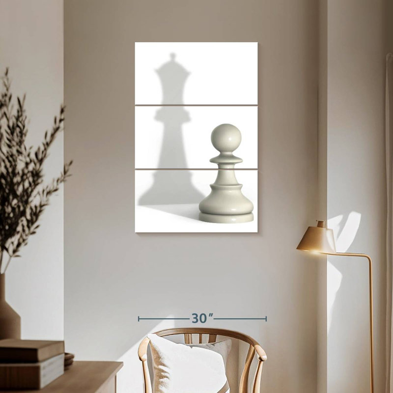 Senne Queen Pawn Shadow, 57" H x 36" W