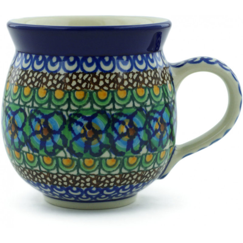 Grande tasse à bulles en grès 12 oz - Mardi Gra, 12