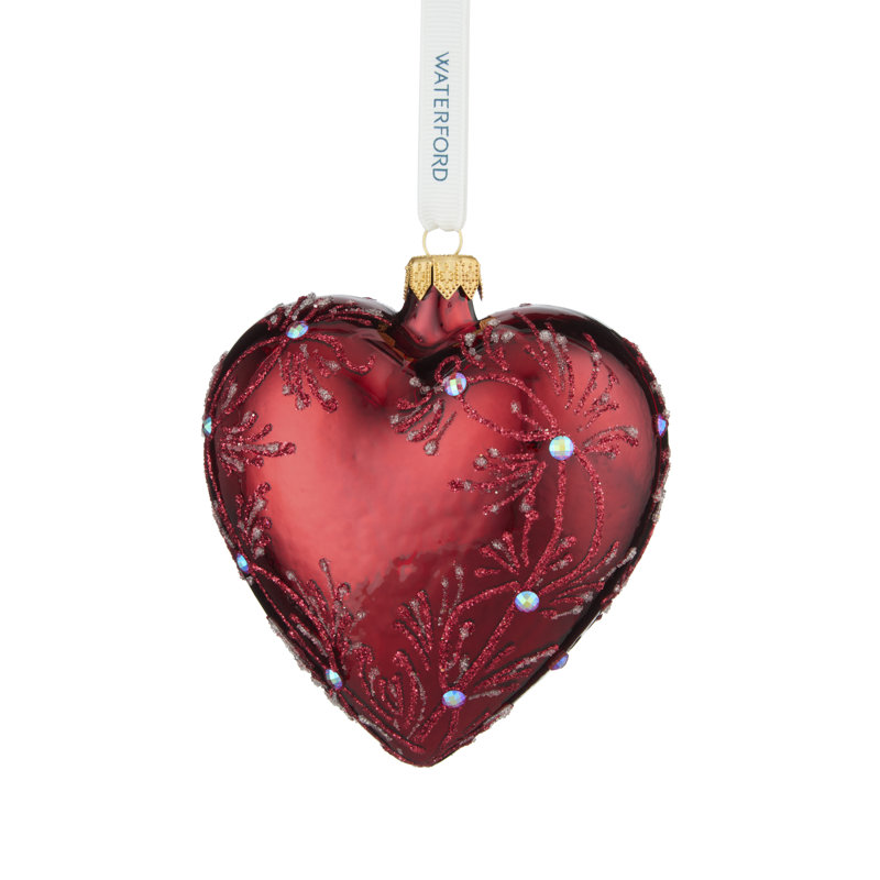 Red Holiday Heirlooms Heart Ornament