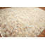 Tapis brun en laine noué à la main de conception unique 9 pi x 12 pi Afreen