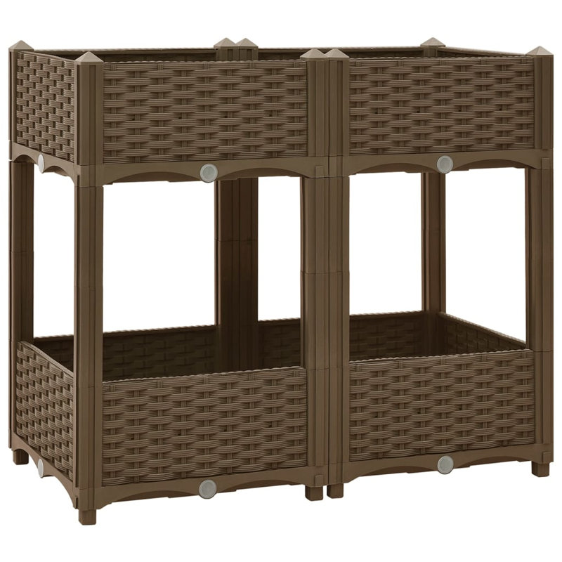 Rossmoyne Raised Garden Bed, Brown