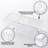 3 Compartments Cotton Ball Holder, Bathroom Canisters