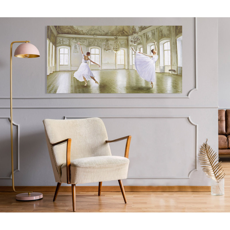 Le Grand Salon by Pierre Benson - Wrapped Canvas Print, 60cm H x 120cm W x 4cm D