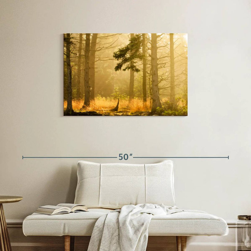 Alvord Maine Pine Forest, 24" H x 36" W