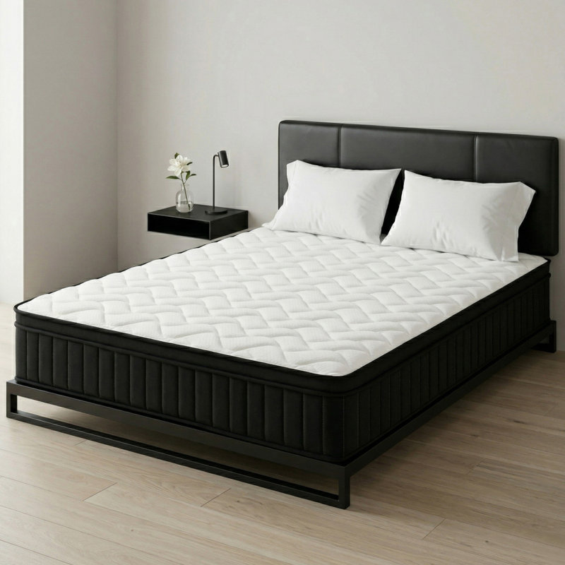 Matelas en mousse viscoélastique gélifiée 12 pouces pour grand lit, matelas en boîte, 12", Grand lit