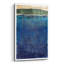  «Island Escape 2» par Laura Gibson, art mural en verre acrylique, 24 po x 36 po