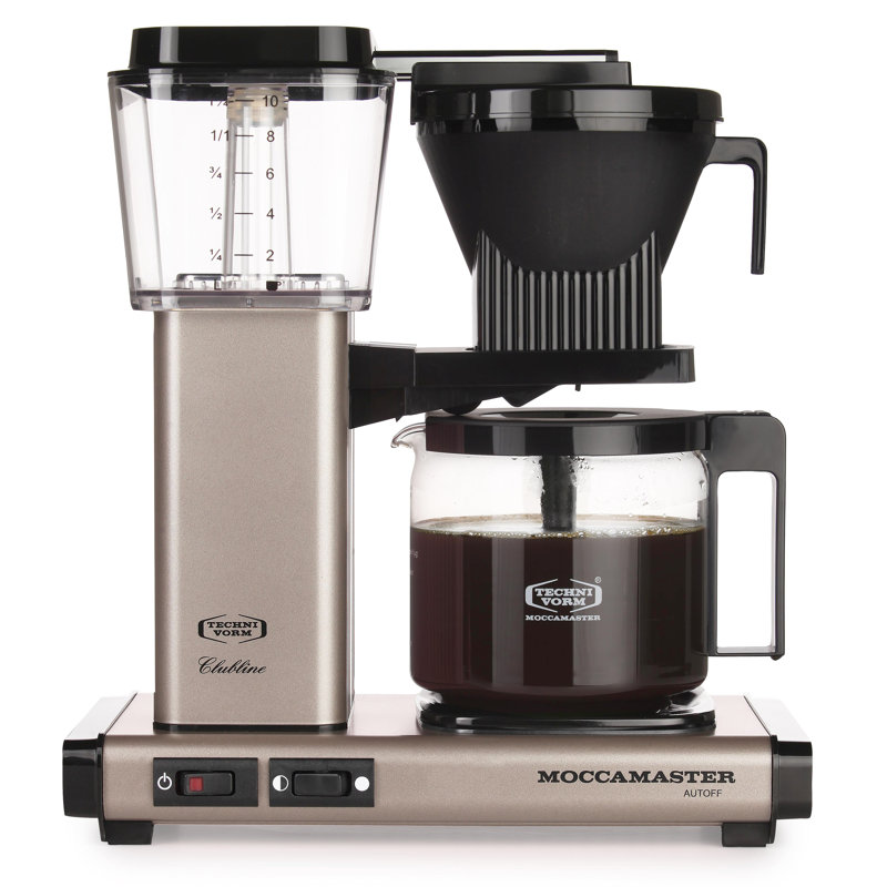Moccamaster 10-Cup Coffee Maker, Satin
