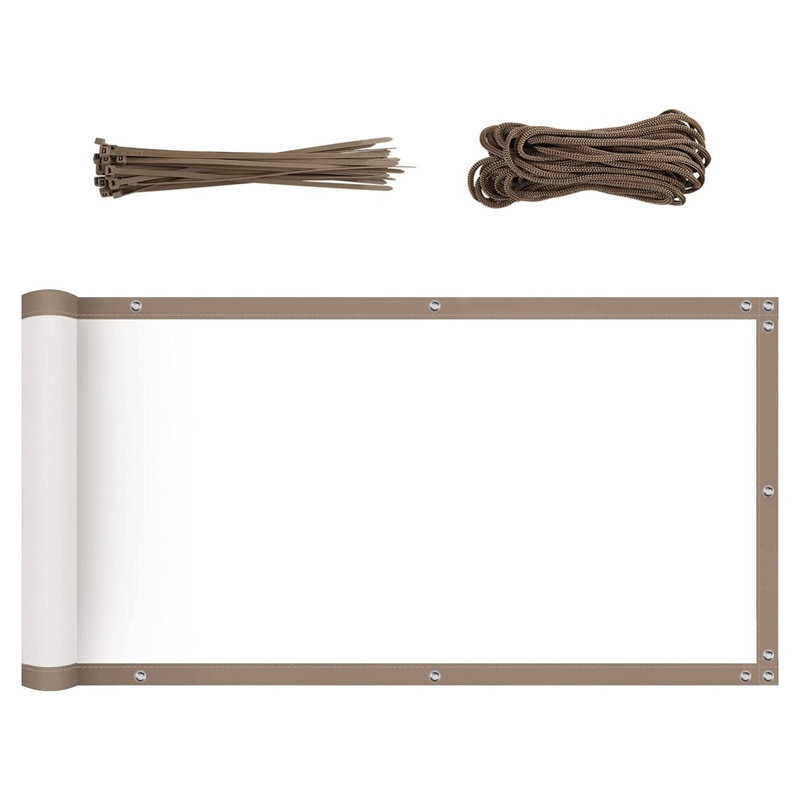 Amairah Nylon, 75cm H x 600cm W, Taupe