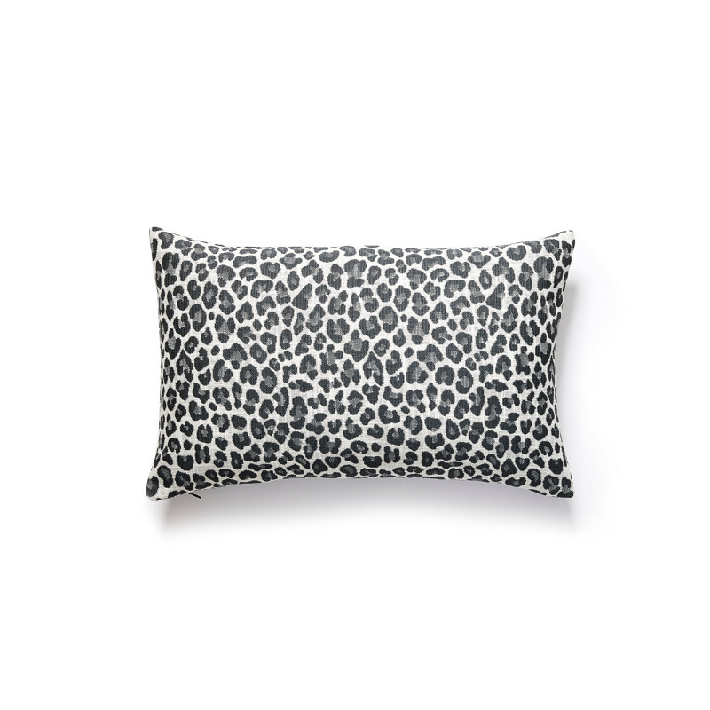 Backyard Bengal Lumbar Indoor/Outdoor Pillow Cover & Insert, Slate