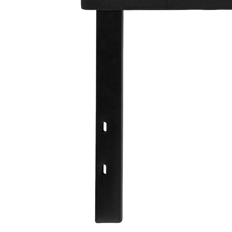 Ciriaca Quilted Tufted Upholstered Headboard, Black, King