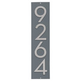 Floating Modern 3" Number Vertical Address Plaque (4 Digits)