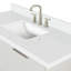 Meuble-lavabo mural simple 49 po avec comptoir en quartz blanc pur Mulloy 1,5 po Mulloy-1279696482-1279696481