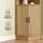 64.9" Tall Corner Cabinet With Glass Door-20418265-20418266