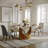 HOBART 7 Pieces Modern Dining Table Sets For 6, Sintered Stone Dining Table With 6 Chairs, Rectangular Dining Room Sets-2073042692-2073042691-2073042688