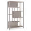 Solaria 82" H x 48" W Solid Wood Etagere Bookcase