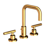 East Square Widespread Bathroom Faucet with Drain Assembly