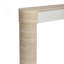 Console en bois avec deux tiroirs cachés