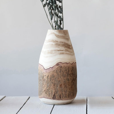 Carving Paulownia Vase