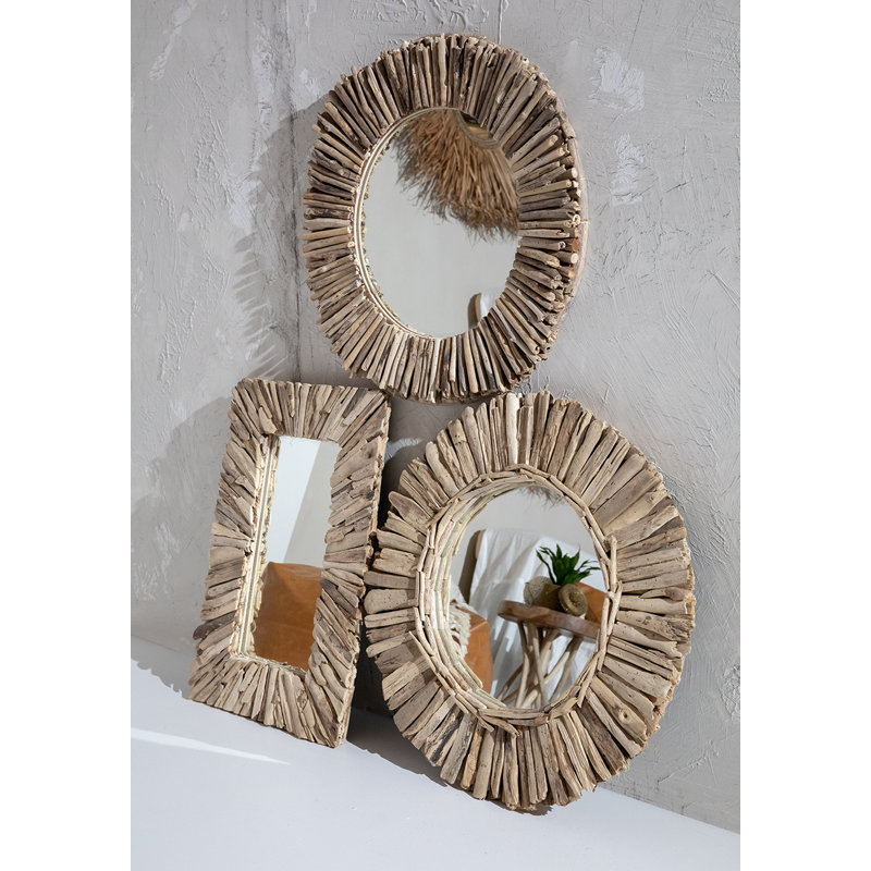 Pinesdale Shell Rectangle Mirror