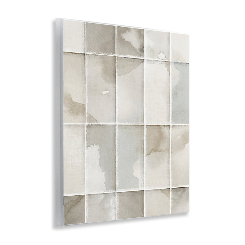 Plaque murale Neutral Awakening Geometrics, design par Emma Peal