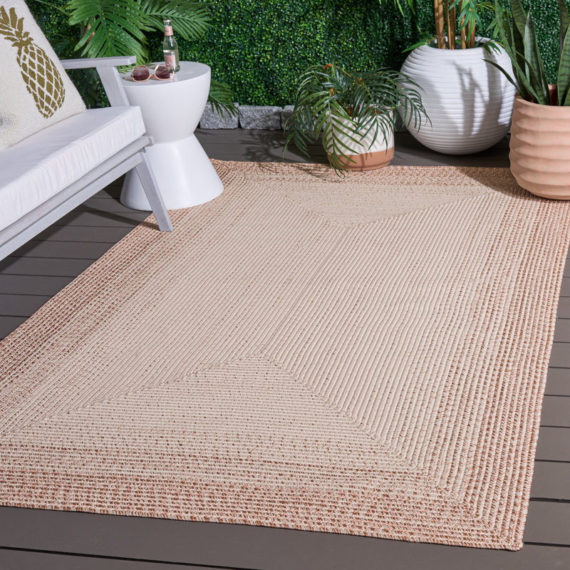 Braided 283 Hand Woven Performance Machine Washable No Pattern Rug, Rectangle 5' x 8'