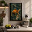 Solitary Goldfish Coastal - Wrapped Canvas-551200112-551200126