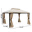 SKYLINE GAZEBO, tente de réception d'extérieur robuste pour patio, mariage, cour arrière