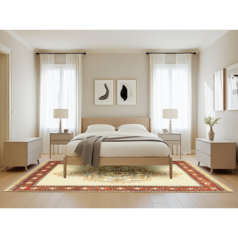 Oriental Indoor Rug, Rectangle 5' x 8'