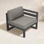 Chaise longue d'extérieur à un accoudoir avec coussins Sunbrella® Smith-1045730090-1067365865