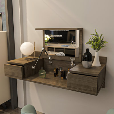 Zyshonne Dressing Table with Mirror