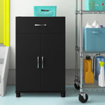 Aleg 24" 1 Drawer/2 Door Base Storage Cabinet
