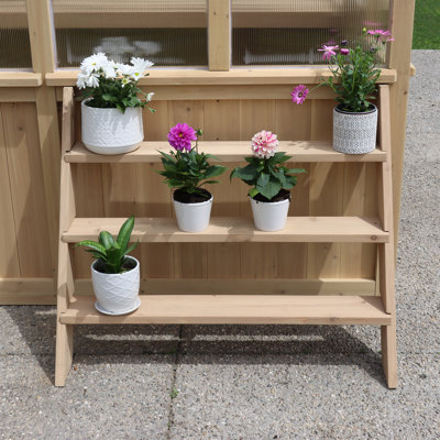 Meridian 3 Tier Wooden Plant Stand