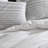 Kenneth Cole Abstract Stripe Cotton Grey Duvet Cover Set-62523828