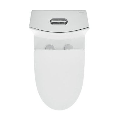Toilette allongée une pièce à double chasse 1,1 / 1,6 gallon St. Tropez