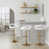 White Seat/Gold Frame selected