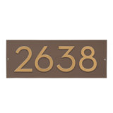 Floating 1-Line Wall Address Plaque