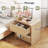Modern Nightstand with Drawer Storage, Engineered Wood Construction-1006812330