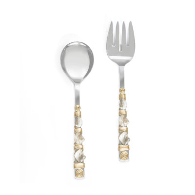 Davika Stainless Steel Salad Servers