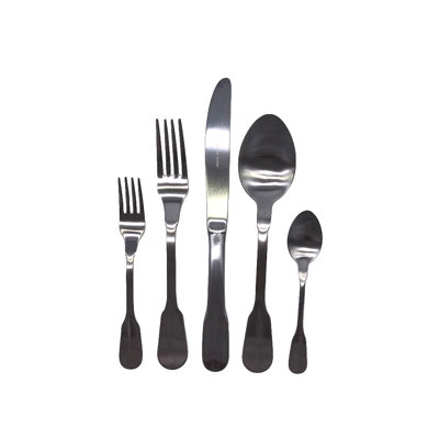 Madrid 5 Piece 18/10 Stainless Steel Flatware Set, Service for 1