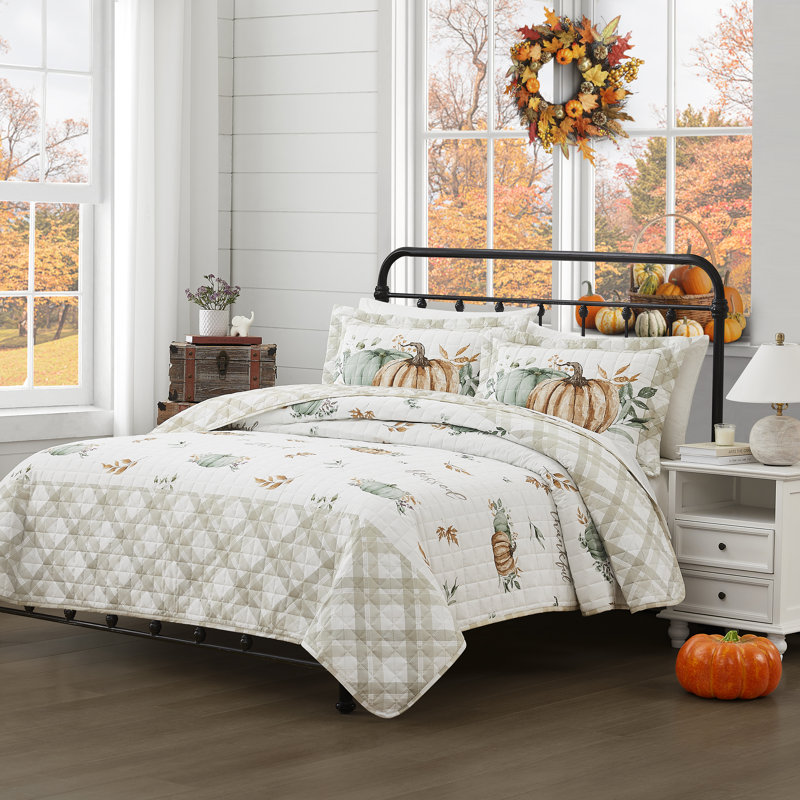 Avanti Grateful Patch Quilt Set, Queen Quilt + 2 Standard Shams
