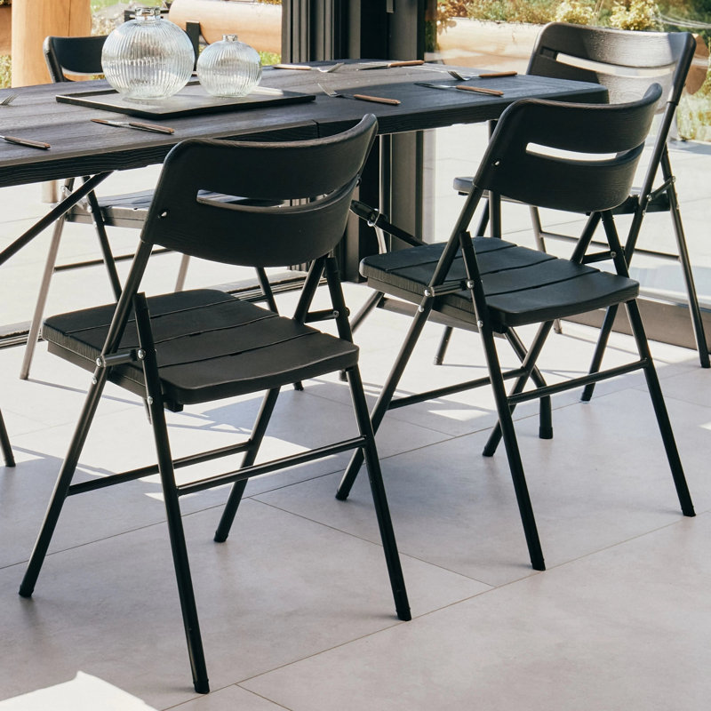 Foldable Outdoor Patio Dining Side Chair