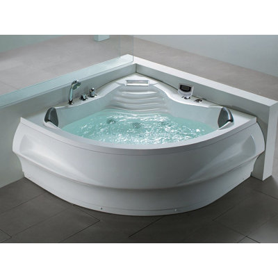 190mm x 150mm Corner Whirlpool Acrylic Bathtub