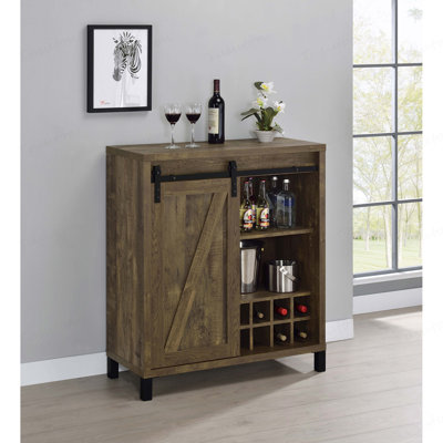 Sliding Door Bar Cabinet