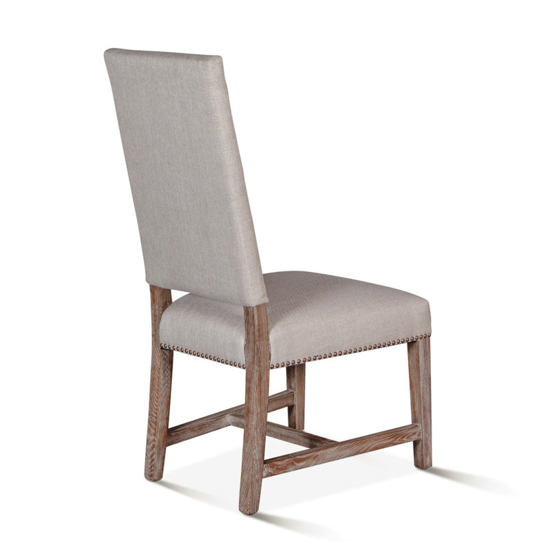 Dani Upholstered Dining Chair, Light Gray
