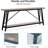 70.9” Industrial Sofa Table - Extra Long Entryway Console-693566843