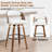 Artnagullian Swivel Vegan Leather Counter And Bar Stools-120950967-120950963