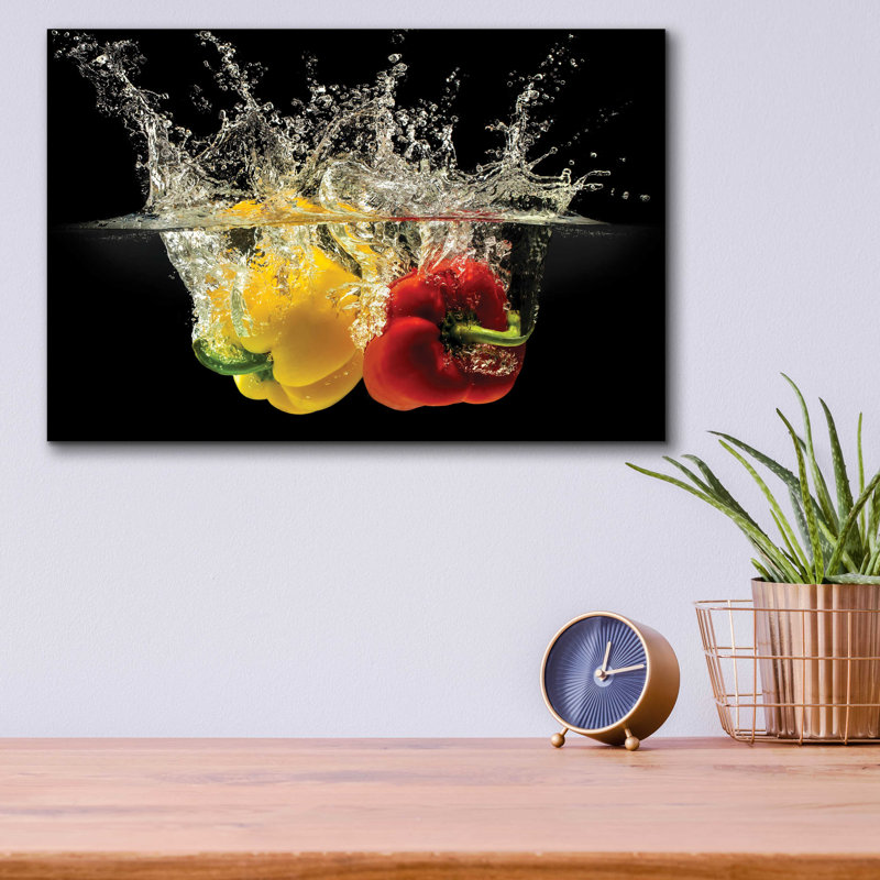 Pepper Splash par - impression sans cadre, L 16 po x H 12 po