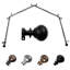 Ensemble de tringle à rideaux simple et quincaillerie pour baie vitrée à 4 côtés Solon-1652260619-1736138661