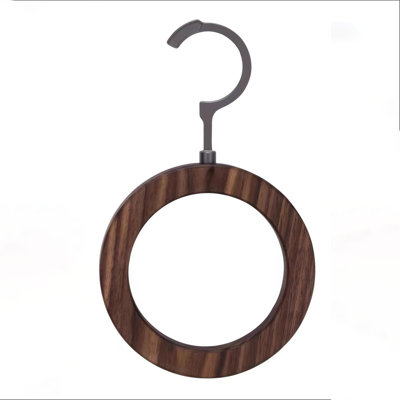 Round Scarf & Tie Hanger – Solid Wood Organizer For Modern Wardrobes
