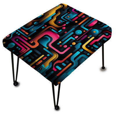 Repose-pieds Neon Futuristic